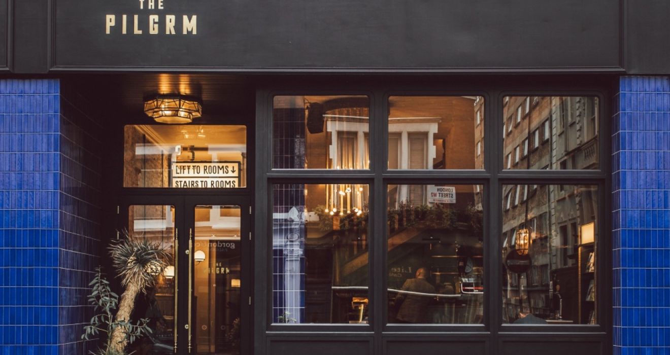 The Pilgrim is ideally situated The frontage of the Pilgrim Hotel in London