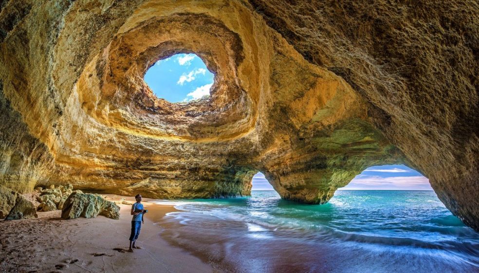 Benagil Caves Portugal amber travel