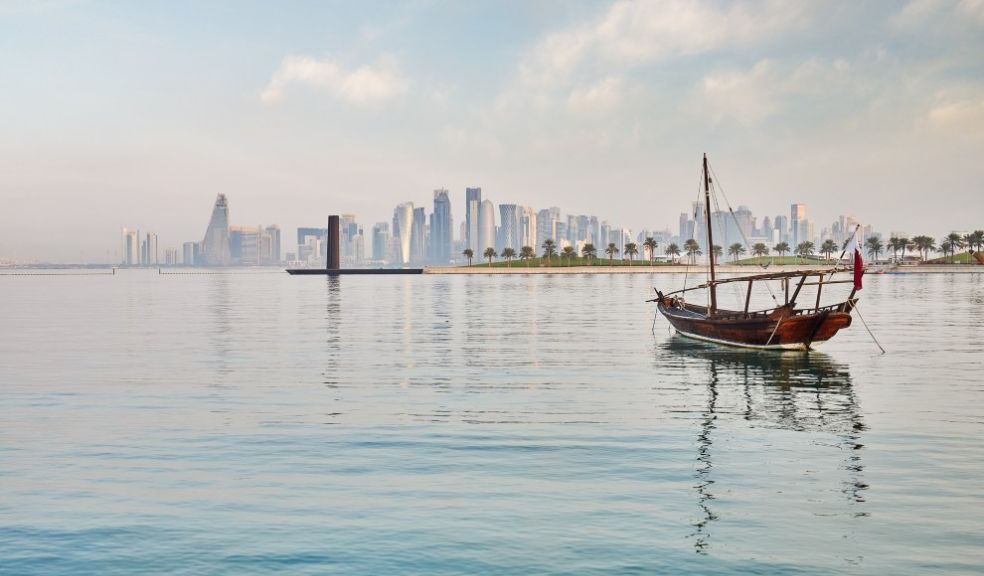 How to travel and explore Qatar by bicycle metro and on foot Doha skyline holiday