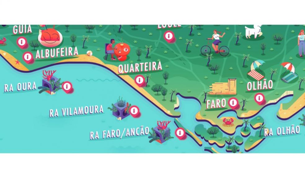 Plan your next holiday to The Algarve with this interactive map! travel