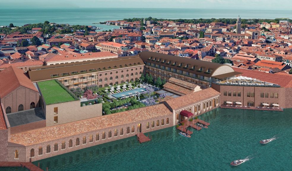 Rendering of The Langham Venice new hotel openings travel Rendering of The Langham Venice new hotel openings travel