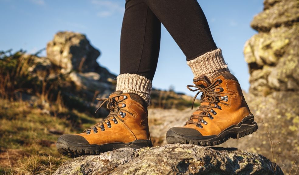 Walking boots countryside travel