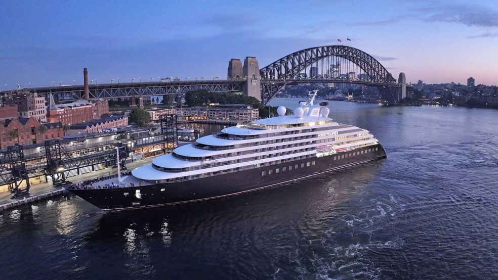 A beautiful yacht in Sydney Harbour