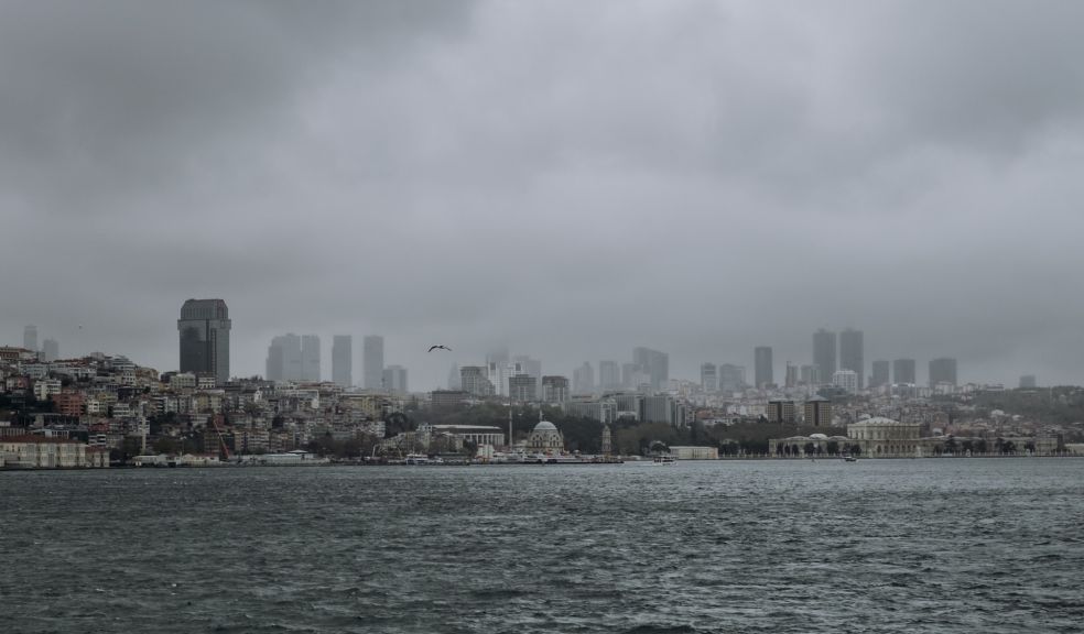 Istanbul city taken from Bospherous river