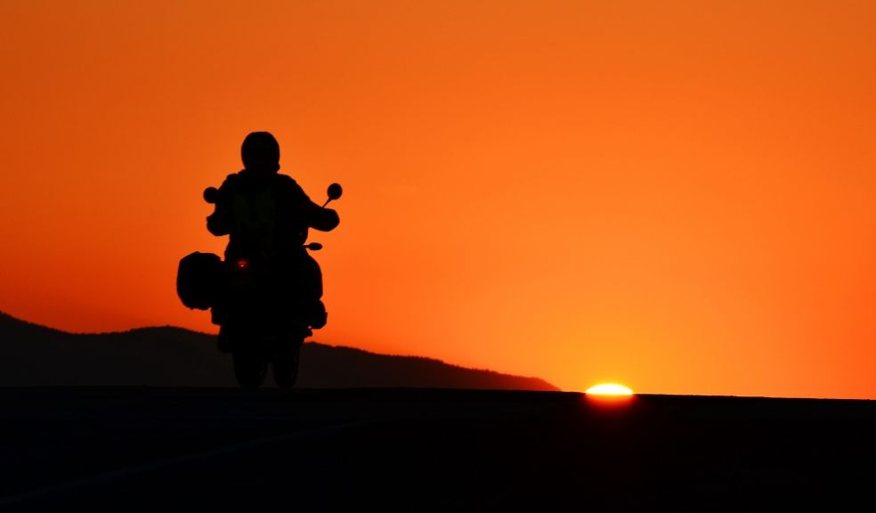 motorcycle travel sunset road trips