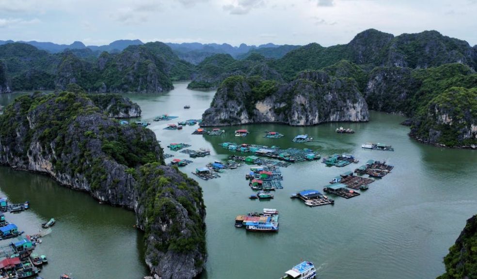 Limestone Islands in Ha Long Bay