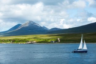 Sailing Scotland The Paps of Jura holiday travel.