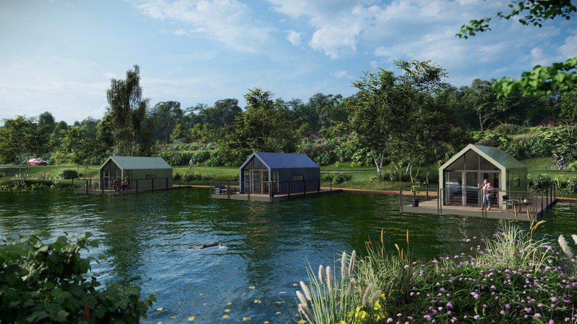 Clawford Lakes Floating Lodges staycation travel