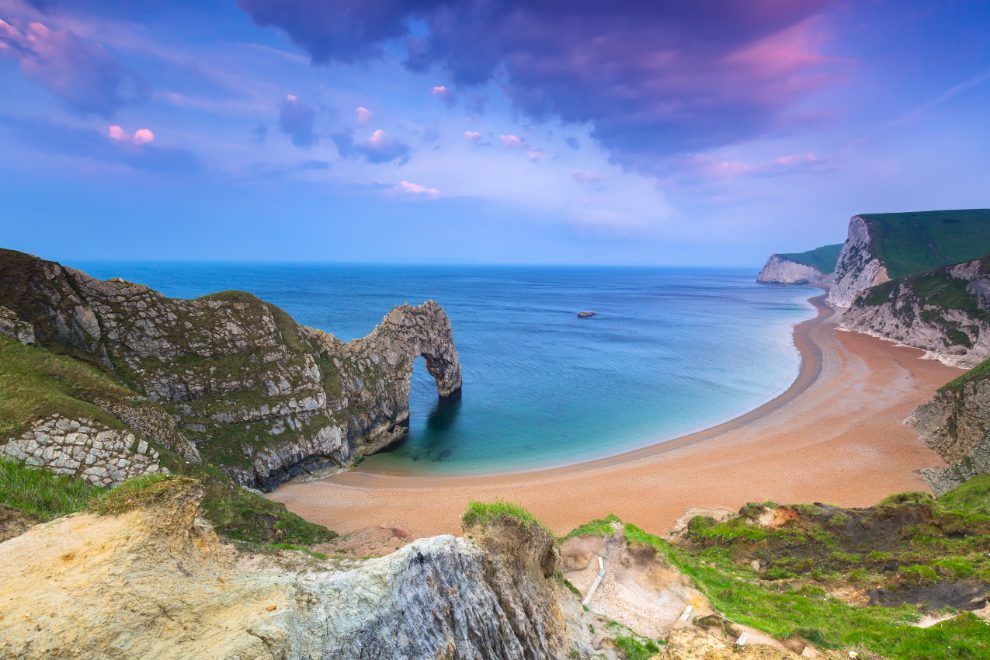 Durdle Door, Dorset Jurassic Coast World Heritage Site beautiful beaches travel