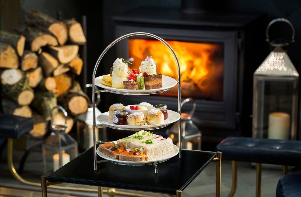 Enjoy Tewkesbury Parks Enchanting Festive Packages This Christmas & New Year Holiday afternoon tea