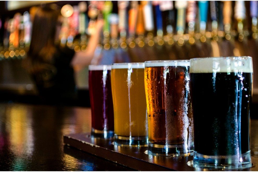 Flight of craft beer Foodie Travel: Discover the craft beer capital of America