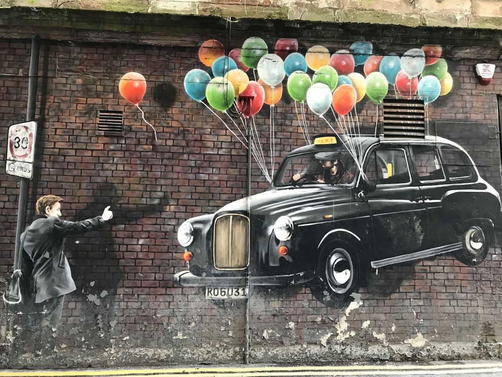 Glasgow street art staycation travel