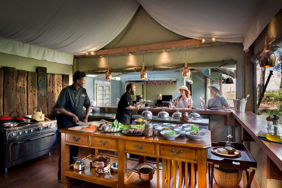 Great Plains Launches Six Destination Dining Experiences Duba Plains Camp Botswana