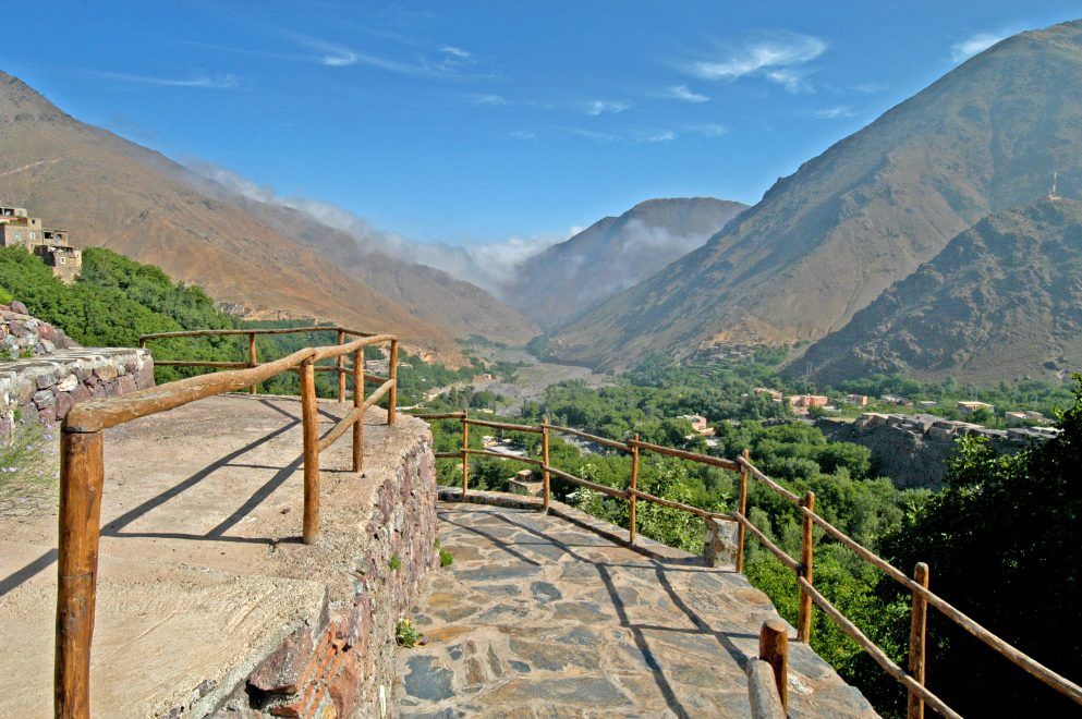 Imlil from the Kasbah du Toubkal Morocco travel