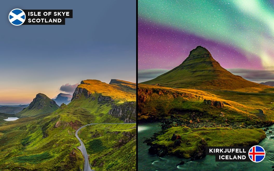 Isle of Skye and Kirkjufell alternative holiday destinations travel