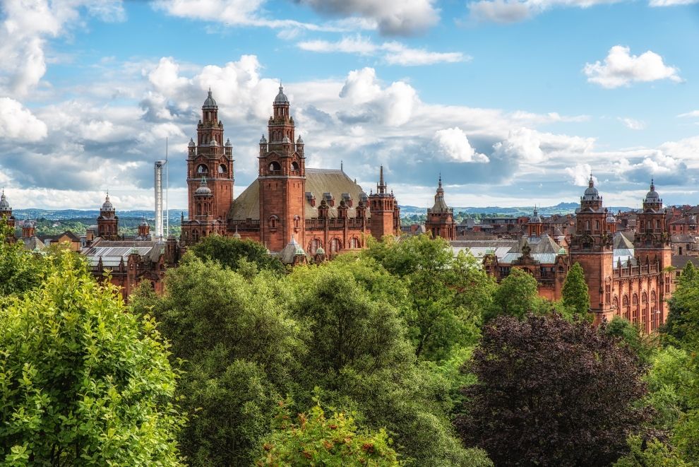 Kelvingrove Art Gallery in Glasgow, Scotland, road trip, travel