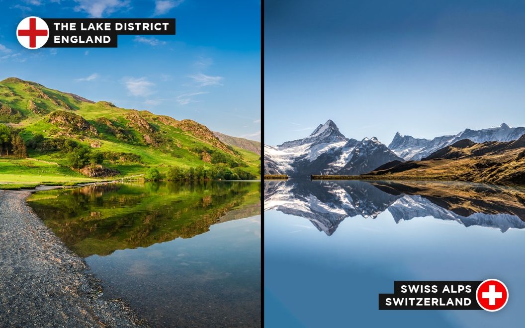 Lake District and Swiss Alps alternative holiday destinations travel