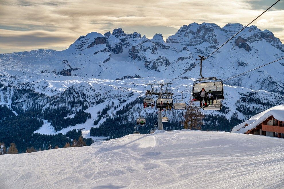 Madonna di Campiglio Trentino sunrise skiing spa sunsets culinary experiences winter holiday travel