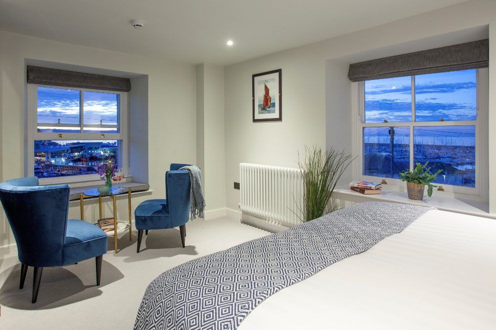 Maritime Suites Brixham bedrooms staycation travel