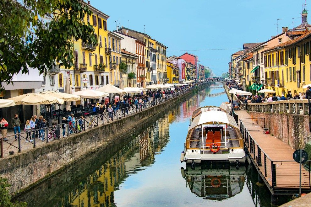 Navigli Milan Travel & Discover Italy by rail this autumn