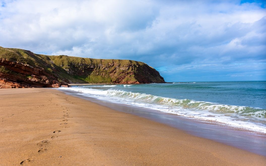 Pease Bay, Scottish Borders best beaches travel