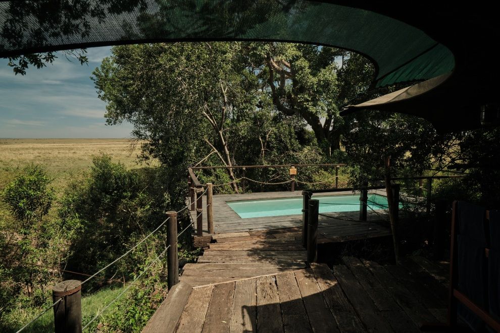 Plunge into Bushs Best Swimming Pools Great Plains Conservation Mara Plains Jahazi Suite Kenya