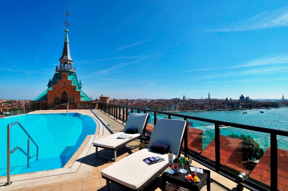 Relax, Restore and Rejuvenate in Italian Style with Hilton Molino Stucky Venice rooftop pool