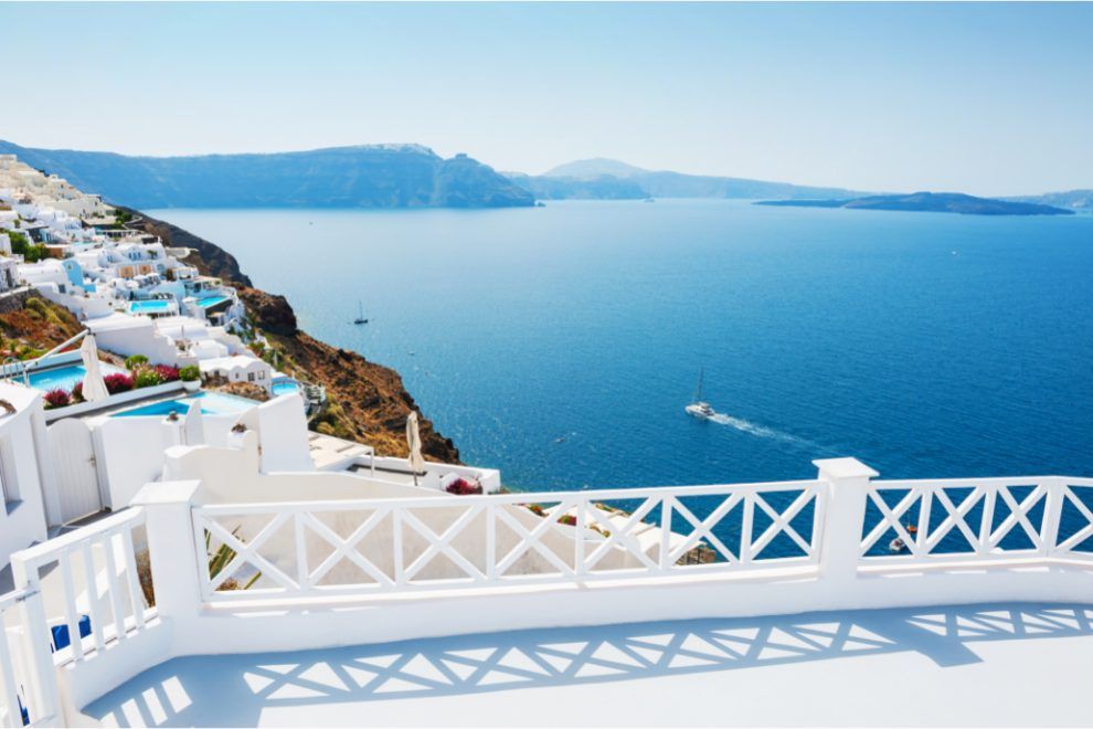 Santorini Greece popular holiday destination travel