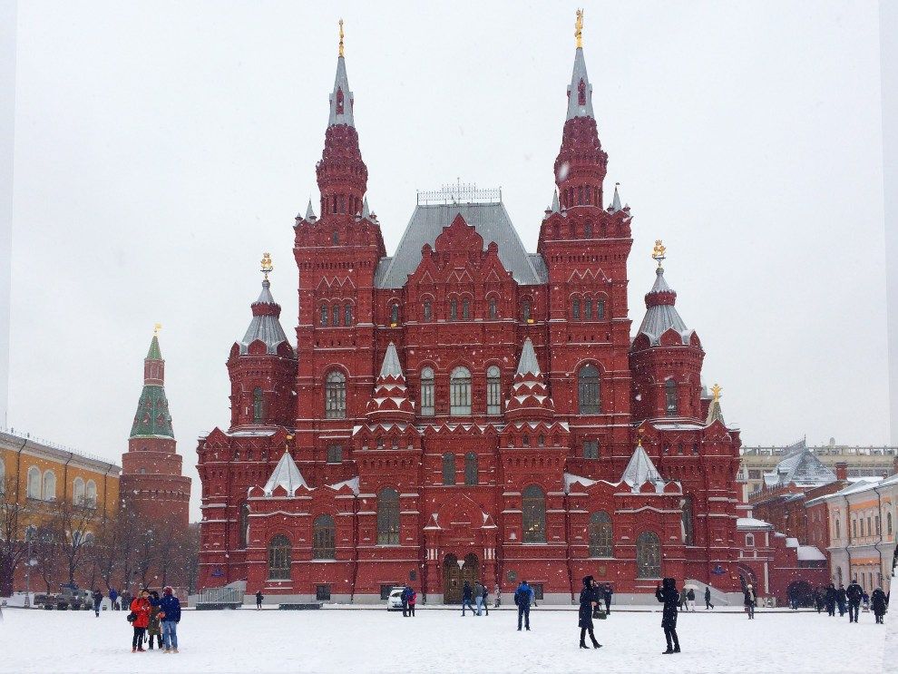 Seven Holiday Locations for Travel Bucket List Based on Favourite Colour Red Square Moscow Russia
