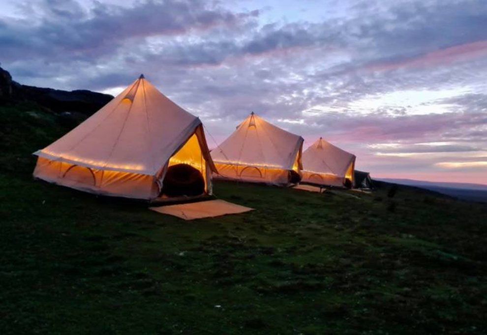 Tan Hill Inn glamping Yorkshire Dales National Park stargazing holidays travel