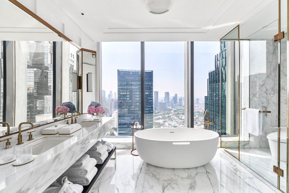 The Langham, Jakarta - Executive Cityscape Bathroom Travel