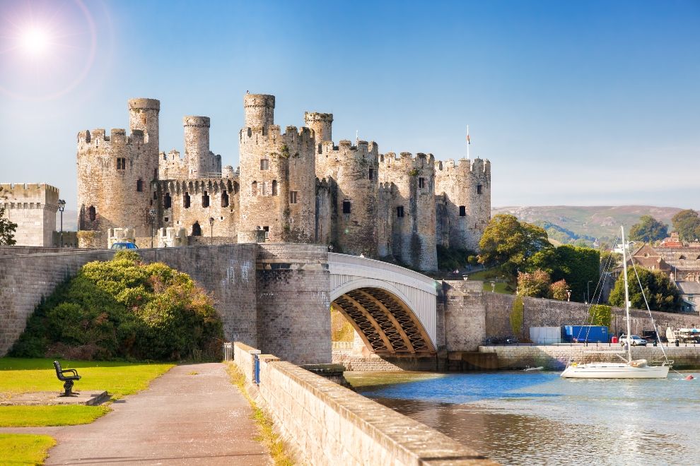 The glory of Conway Castle, Wales, road trip, travel