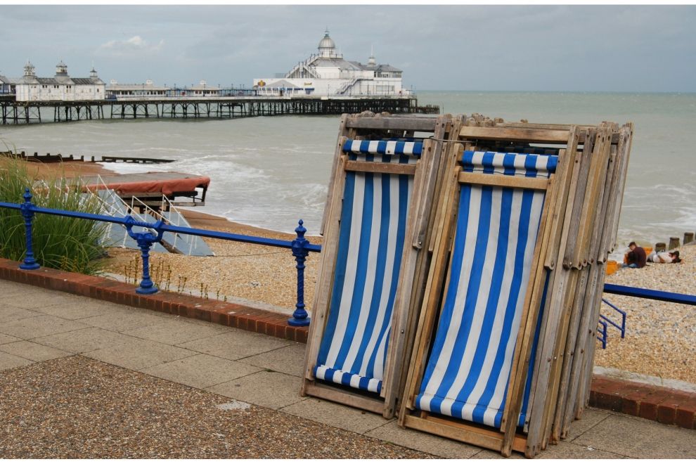 eckchairs pier British beach staycation travel