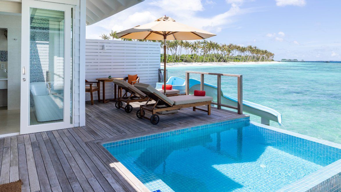 Lagoon Villa with Pool +slide Siyam World Maldives Travel
