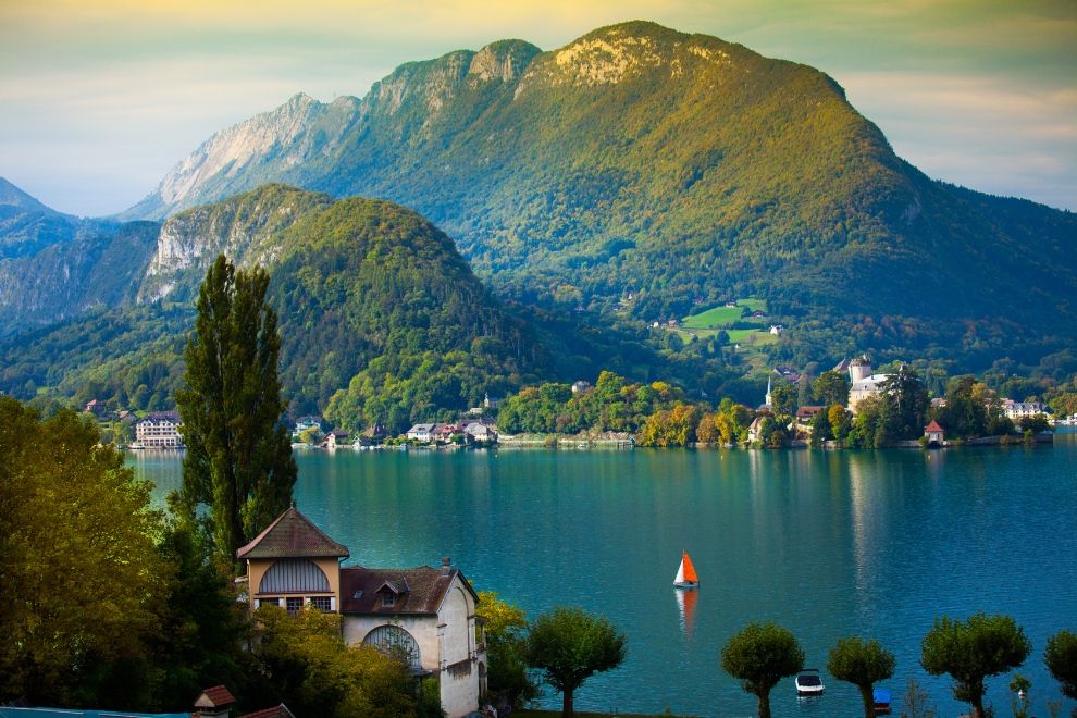 Lake Annecy Summer in The Alps Travel