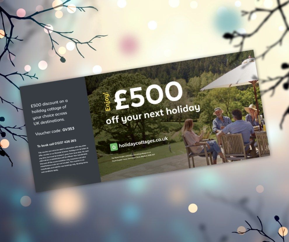 Travel Inspired Christmas Gift Voucher ideas Holiday Cottages