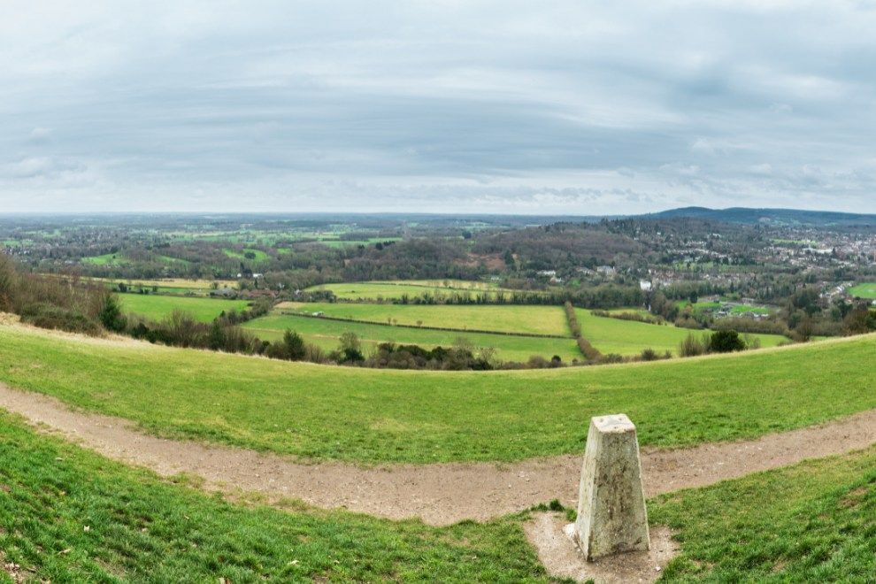 google searches picnic spots UK bank holiday weekend Box Hill Surrey travel