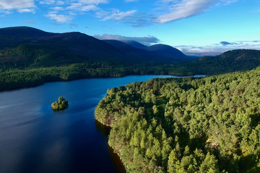 google searches picnic spots bank holiday weekend Loch an Eilein Cairngorms National Park travel