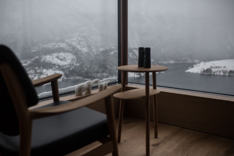luxury cabins hovering above Lysefjord Norway Fjords adventure luxury travel views