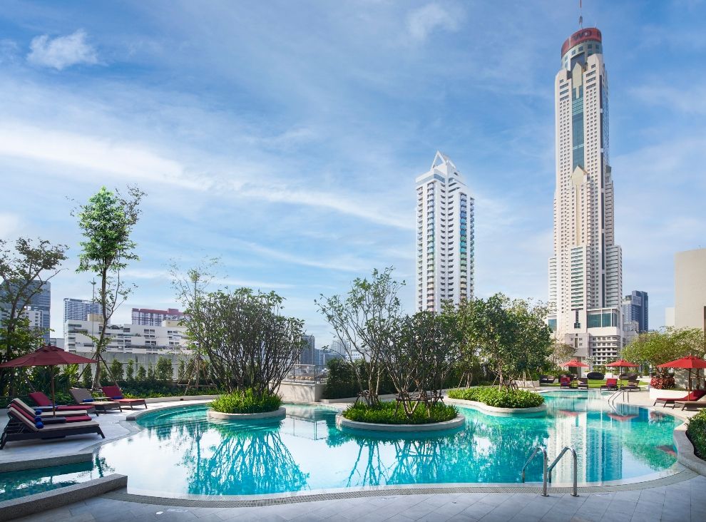 Amari Bangkok Swimming Pool Thailand Travel Daily Review