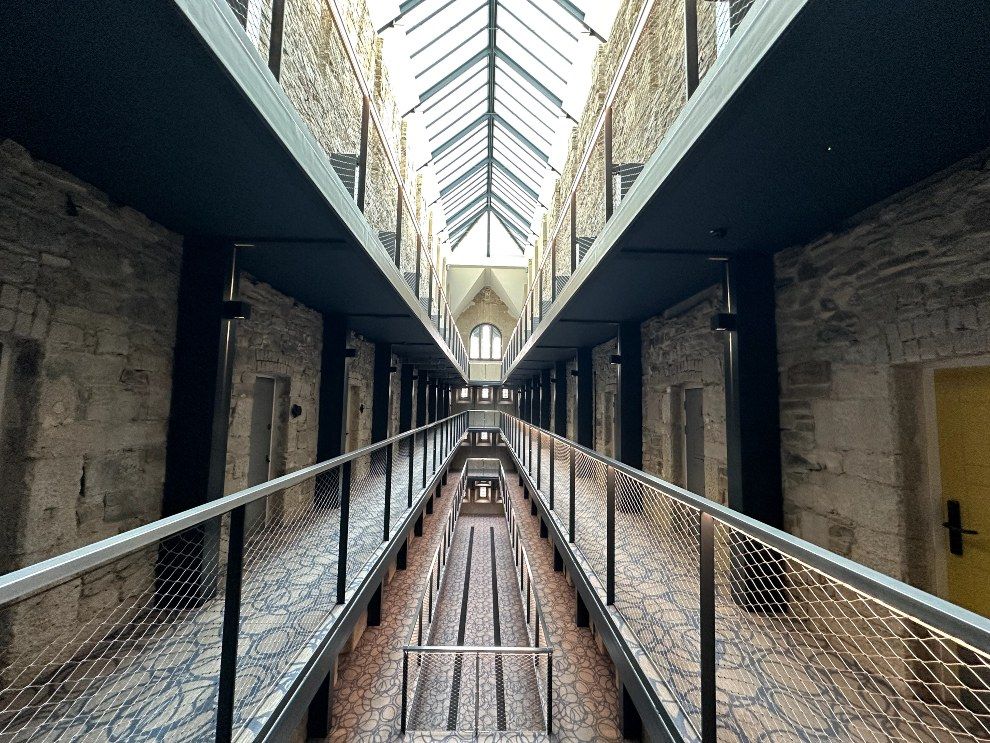 Bodmin Jail Hotel hallway view travel