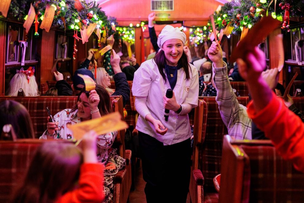Chef on board with golden tickets South Devon Railway Travel Daily