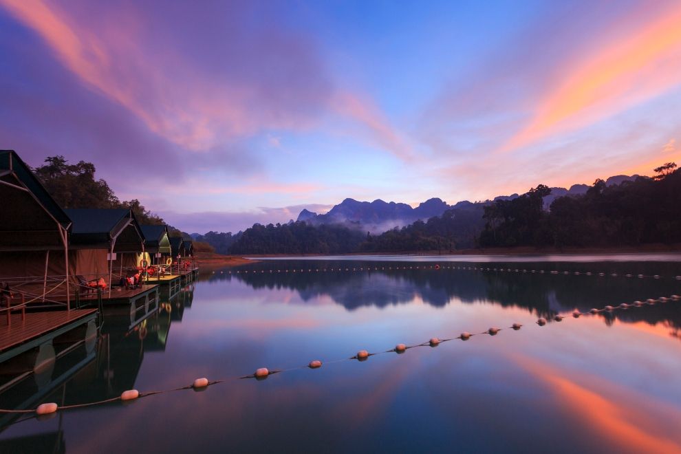 Elephant Hills Lake Camp Cheow Larn Lake Khao Sok National Park Thailand