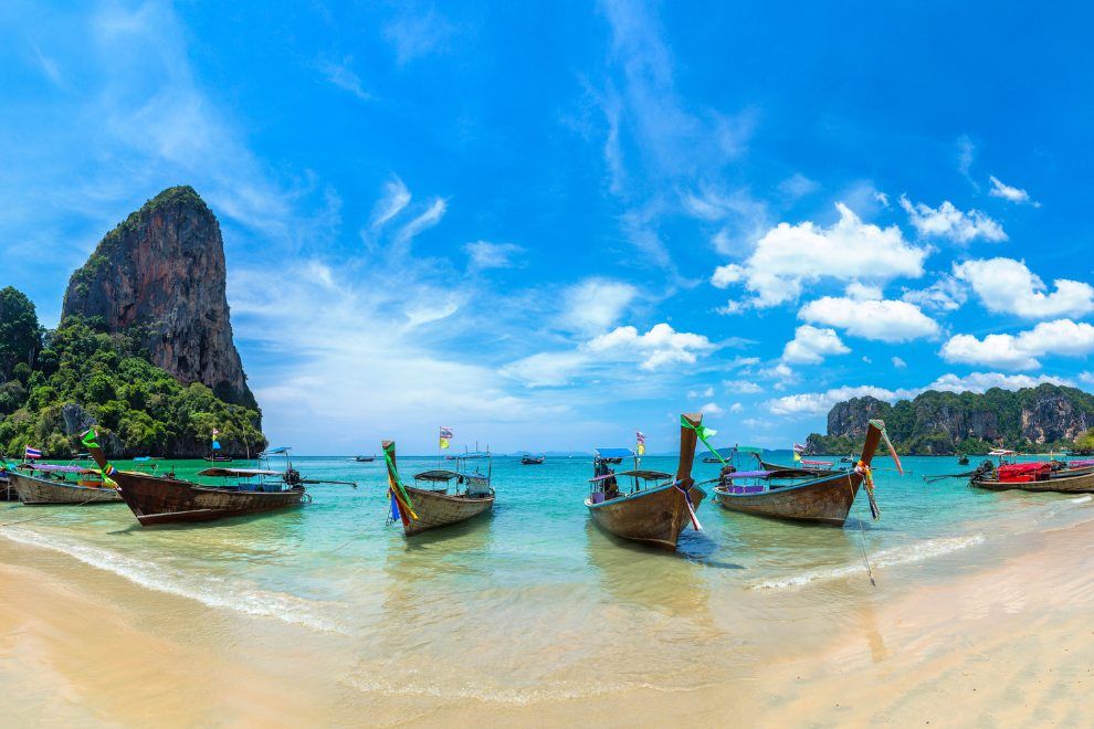 Going backpacking? Make sure your travel insurance policy can keep up with your trip Railay Beach 