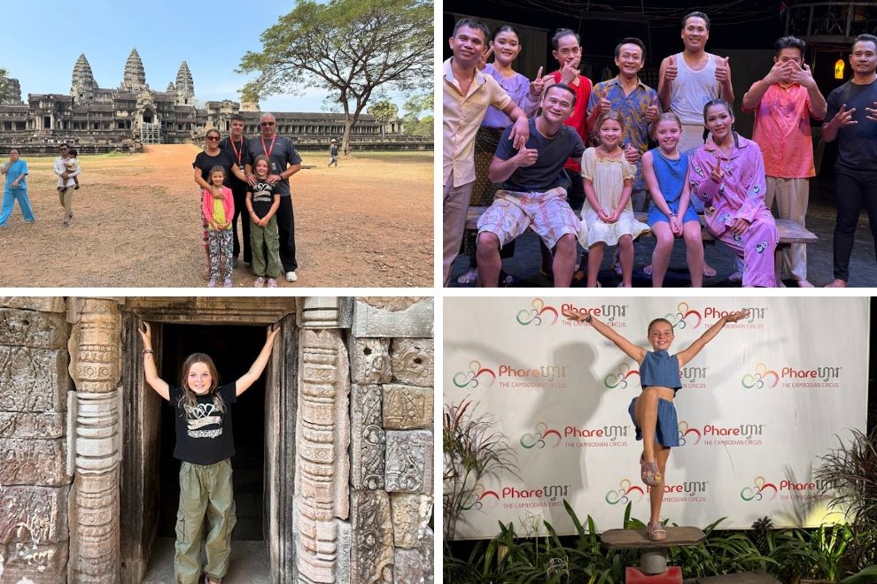 Intrepid Family Adventure Tour Cambodia Travel Siem Reap Angkor Wat Phare Cambodian Circus