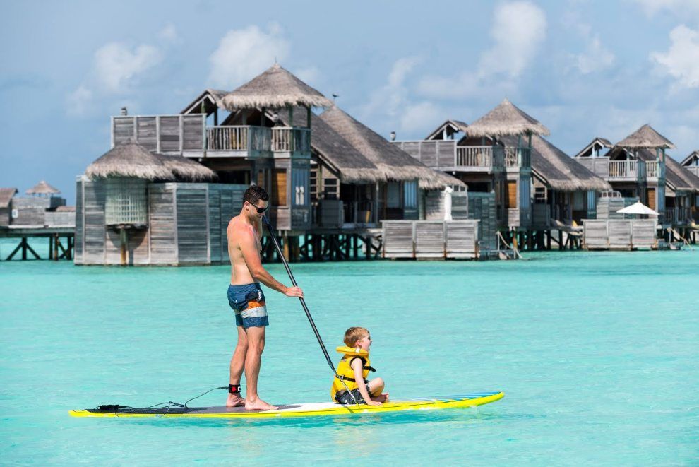 Introducing Bucket-List Family Holidays at Gili Lankanfushi Maldives Paddle Board