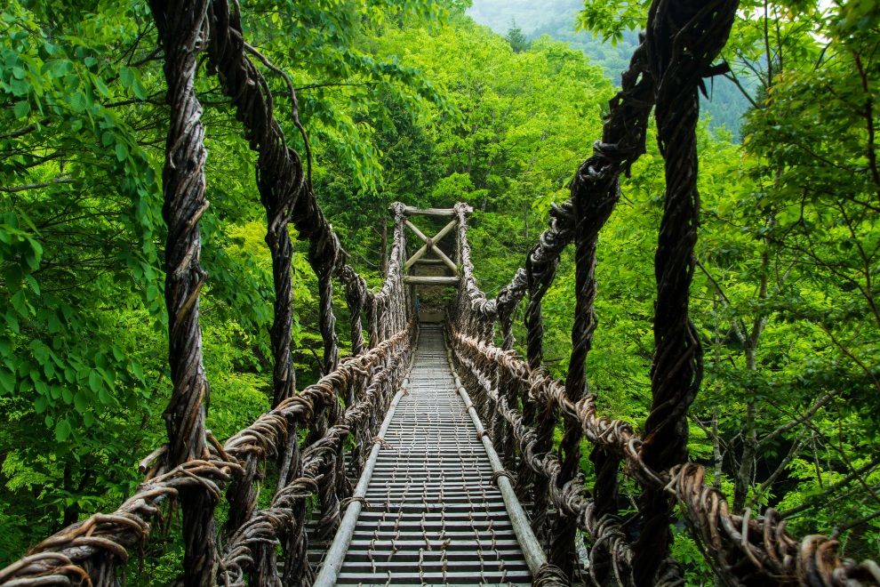 Kazurabashi rope bridge Shikoku alternative Japan travel destinations