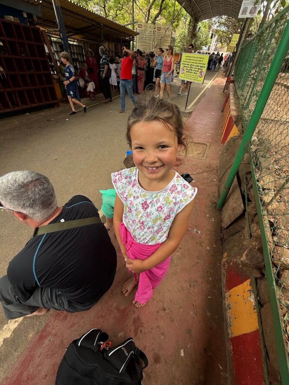 Maddie Koneswaram Temple Worldschooling travel