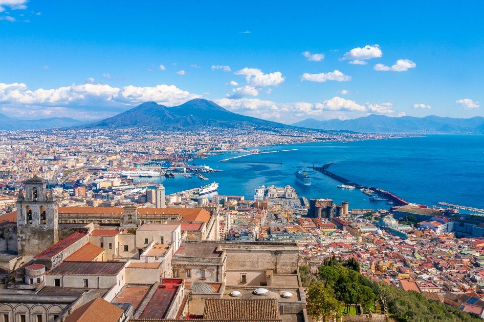 Naples Italy cityscape travel