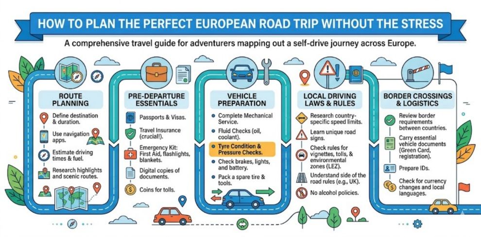 Plan perfect European road trip